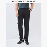 佐丹奴（Giordano）休闲裤男装修身纯棉裤子舒适中低腰直筒男休闲长裤13119610