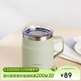 乐扣乐扣（LOCK&LOCK）遇见咖啡杯保温保冷桌面杯男女情侣水杯子390ML薄荷绿LHC4218MIT