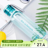 乐扣乐扣（LOCK&LOCK）ECO户外运动水杯户外便携塑料水壶男女学生杯子550ML绿色