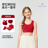 爱慕少女（AIMER JUNIOR）奶皮衣本命年发育内衣文胸新年礼盒装一阶段成长礼盒套装·红160
