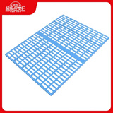 憨憨宠 猫狗笼脚垫板 狗舍防滑卡脚垫板网格可拼接加厚散热板（单片装） 长宽为73*46cm 蓝色