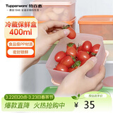 特百惠（Tupperware）冷藏400ml*2保鲜盒蔬菜水果收纳盒食品级冰箱储物盒密封不串味