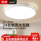 箭牌 卧室灯LED餐厅吸顶灯客厅灯阳台灯圆形灯具中山
