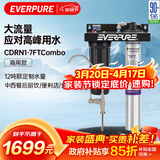 爱惠浦（Everpure）商用厨房自来水过滤 餐饮现调直饮 5升/分钟 12吨超大制水量 餐饮用水过滤器CDRN1-7FTCombo 