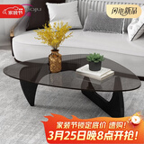 时黛家居异形茶几简约轻奢 小户型客厅阳台极简玻璃创意网红茶几桌