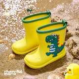 幸福玛丽（Cheerful Mario）儿童雨鞋男童雨靴水鞋2岁宝宝水鞋套鞋防滑女童幼儿防水女款胶鞋