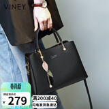 viney牛皮包包女包斜挎妈妈包大容量单肩手提包生日礼物高端送女友母亲