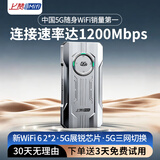 上赞SZ50 5G随身wifi 6免插卡流量移动路由器双频wifi无线上网卡