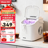 惠康制冰机小型家用宿舍学生15KG迷你寝室全自动制冰机器圆冰制作机便携把手商用奶茶咖啡冰块制冰模具 【uv消毒双把手款】纳米抗菌-自动清洗-大小可调