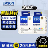 爱普生（EPSON）T289+T290原装墨盒组合装 （适用WF-100/110打印机墨盒）墨水