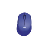 罗技（Logitech）M330/B330 商用级无线轻音鼠标 办公鼠标 人体工学右手鼠标 笔记本台式电脑鼠标带无线微型接收器 M330【蓝色】（现在新版没灯）