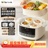 小熊（Bear）电炖盅隔水炖汤盅电炖锅燕窝炖盅煲汤炖汤陶瓷全自动家用3-4人炖煮一体多功能锅4.1L DDZ-J25H5