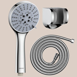 科固（KEGOO）手持花洒套装5档出水 淋浴喷头软管底座三件套 K201223