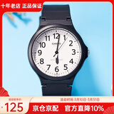 卡西欧手表 学生运动简约石英小黑表 休闲指针防水初高中生手表七夕礼物 MW-240-7B