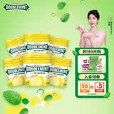 绿箭 薄荷糖 脆皮软心糖 柠檬薄荷味80g*6瓶 清新口气糖 休闲零食糖果