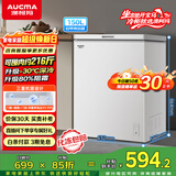 澳柯玛（AUCMA）150升单温冷柜家用减霜小冰柜冷藏柜冷冻柜小型冷柜卧式顶开门冰箱一级能效 BC/BD-150HY 以旧换新