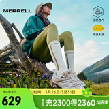 迈乐（Merrell）官方店男女款户外登山徒步鞋减震MOAB 3迈越者轻量防滑耐磨透气 J035894白灰米（女） 36