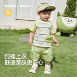 巴拉巴拉童装儿童短袖套装婴儿夏装2026新款男童女童宝宝t恤裤子两件套潮