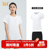 361°跑步运动套装女士夏季衣服新款休闲短袖短裤两件套662414001H-1
