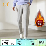 361°运动裤子女春季跑步宽松加绒休闲裤直筒长裤卫裤662444701D