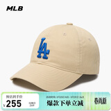 MLB帽子男女情侣棒球帽软顶鸭舌帽休闲运动帽四季3ACP6601N-07BGS-F