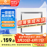 金羚（JINLING）排气扇换气扇厨房卫生间集成吊顶大功率排风 BPT10-23-2G