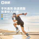 朗威沙袋绑腿负重跑步训练负重沙袋学生脚踝隐形男女沙包舞蹈手腕运动 质感黑【手脚通用】 一对装4kg,单只2kg