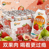 九日牌草莓无花果果肉果汁饮料490ml*15罐整箱