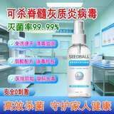 SEEDBALL便携速干免洗洗手液手消毒液100ml医用高淳80%酒精喷雾乙醇杀菌