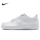 耐克NIKE女子空军一号AF1 百搭高中生运动鞋DH2920-111白35.5