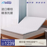 睡眠博士（AiSleep）椰棕床垫  可折叠 可定制尺寸床垫 150*200*10cm偏硬