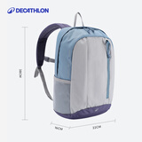 迪卡侬（DECATHLON）儿童户外运动双肩包背包轻便舒适休闲包双肩包学生初中生书包KIDD 天空蓝 15升