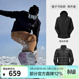 骆驼（CAMEL）三防冲锋衣户外登山服防风防水防污三合一运动外套 AD12263514Y,羽绒内胆幻影黑男女 M