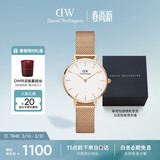 丹尼尔惠灵顿（DanielWellington）DW女士手表轻奢流金简约石英欧美腕表送女友生日礼物DW219