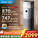 美的（Midea）【甲醛检测数显】加湿净化器 黑科技分解除甲醛除异味除烟味 新风系统除菌消毒除花粉过敏原家用 【甲醛数显】KJ650G-RX600 ProH