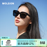 MOLSION陌森太阳镜明星同款大框墨镜男女款MS3129&MS3128 MS3129C10 偏光