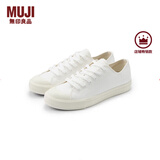 MUJI男女通用不易疲劳不易沾水运动鞋无性别男款女款小白鞋帆布鞋鞋子 米白色 41 /255mm（尺码偏大拍小一码）
