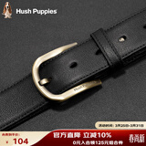 暇步士（Hush Puppies）皮带男针扣腰带优质牛皮休闲百搭男士裤带圣诞礼物送男友送爸爸