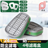 普达滤毒盒 P-K-1（4号） 1组 活性炭 消防防氨及氨的有机衍生物 适用化工混凝土化肥厂