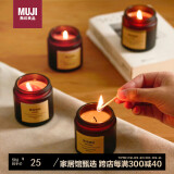 无印良品（MUJI）香味蜡烛 罗勒香味 85g  香薰蜡烛浪漫香氛表白蜡烛杯蜡礼物女