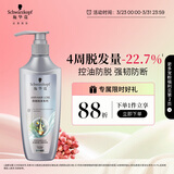 施华蔻（Schwarzkopf）防脱固发洗发露400ml  控油防脱发 固发防断发掉发女士新老包装