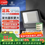 FSL佛山照明led投光灯户外射灯室外照明灯庭院灯探照灯100W天耀IP66