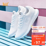 361°运动鞋女士春夏季网面透气通勤休闲减震慢跑步女鞋子681832270-1