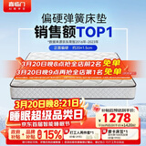 喜临门城市爱情极光白2s床垫 椰棕弹簧床垫 1.8x2米 偏硬