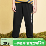 Classic Teddy精典泰迪儿童裤子男女童防蚊裤夏季宝宝纯棉薄款长裤 黑色 140 