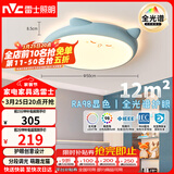 雷士（NVC）LED照明吸顶灯儿童氛围卧室灯健康护眼创意可爱童趣卡通龙猫蓝色