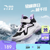 安踏儿童棉鞋男女大童户外加绒保暖棉鞋山脊运动棉鞋A22446932H