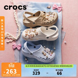 CROCS卡骆驰贝雅洞洞鞋沙滩鞋|10126 白色-100 36/37(220mm)