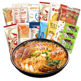 盛源来韩式火锅套餐 12种食材 1489g 年糕泡菜火锅 露营部队火锅