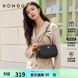 红谷女士包包斜挎包菱格链条包牛皮单肩包流苏小包 生日礼物送女友